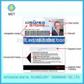digital printed pvc card with barcode ,signature and magnetic strip
